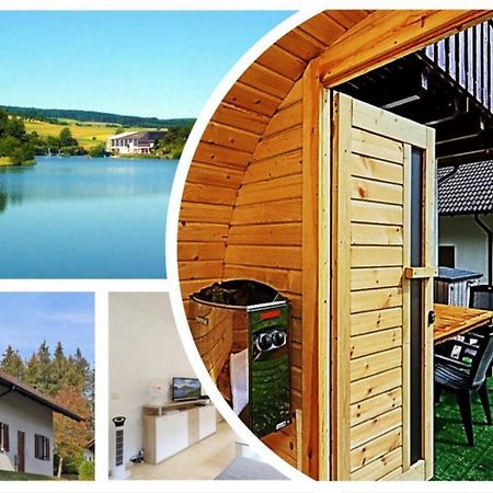 Seepark Kirchheim Ferienhaus Bei Vera Mit Sauna Bagian luar foto
